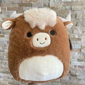 12” Calton the Highland Cow Squishmallow